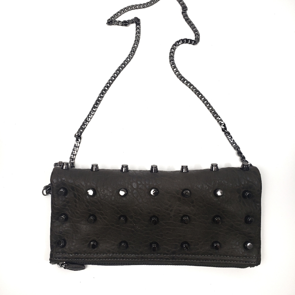 Urban Expressions Folded Stud Detail Purse